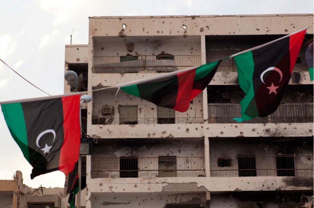 libyen-flaggen